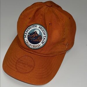 Zephyr Orange Mammoth Mountain Patch Hat